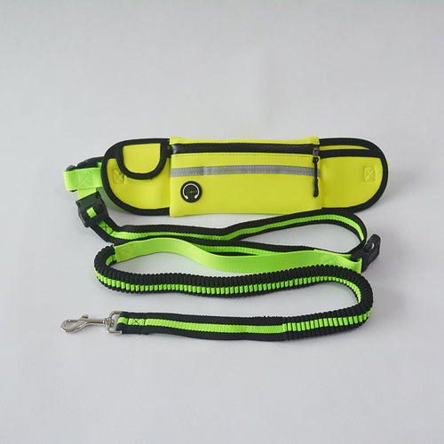 Laisse réfléchissante et imperméable pour chien avec sac de promenade assorti Cat&dog